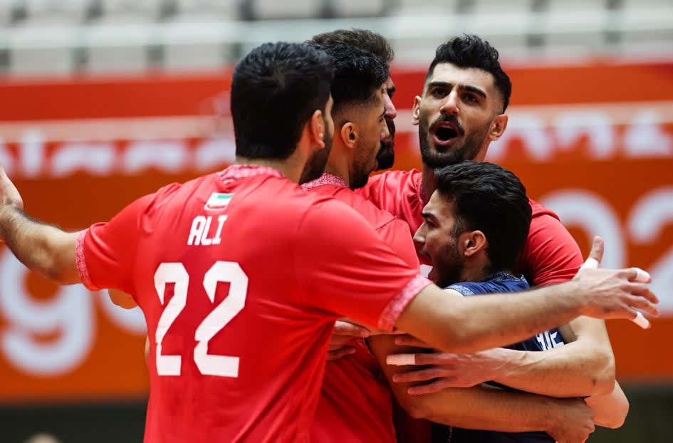 پیروزی مقتدرانه تیم ملی والیبال ایران مقابل تایلند