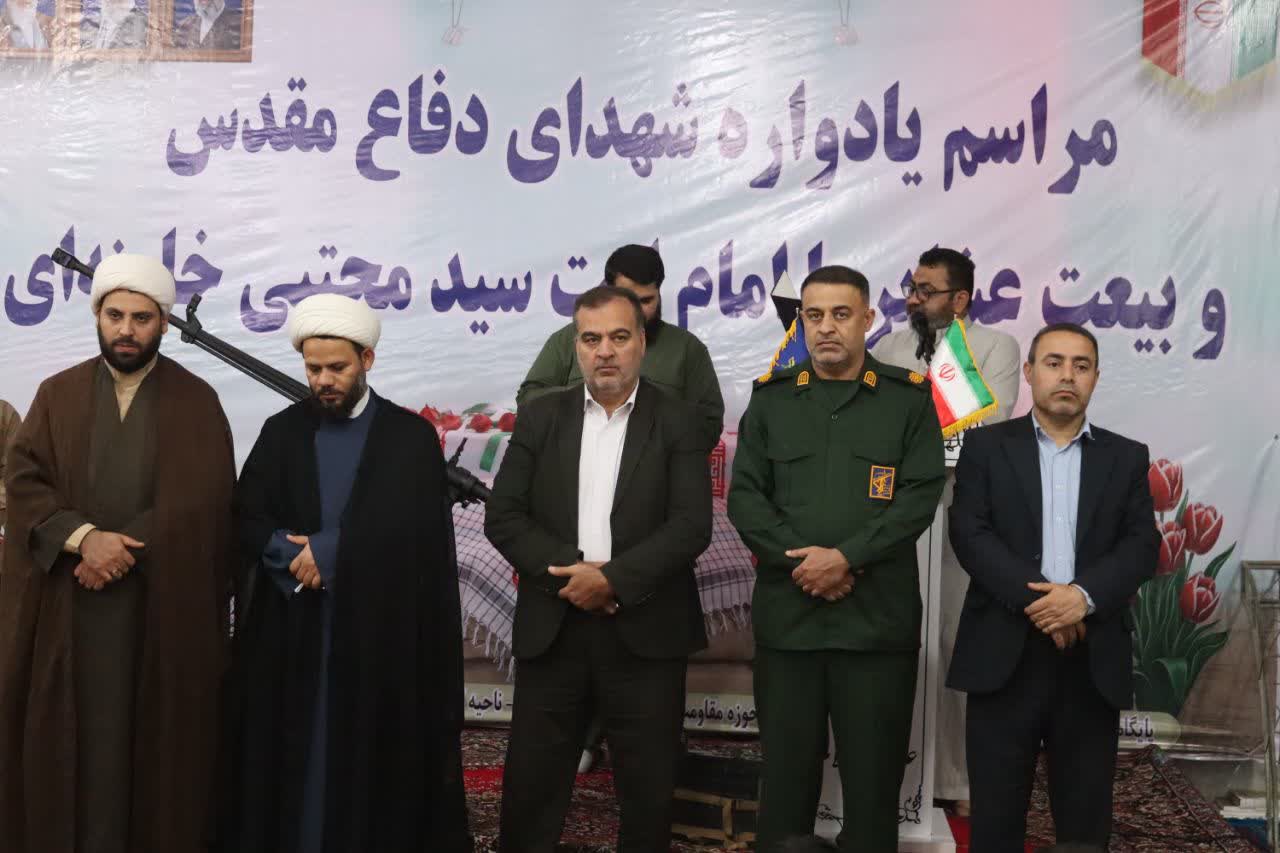 تجدید میثاق عشایر شهرستان کارون با آرمان‌های شهدا 
